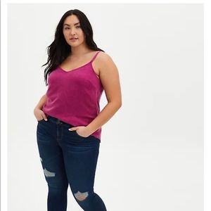 NWT Torrid AVA PURPLE WASHED SOFT CHALLIS CAMI